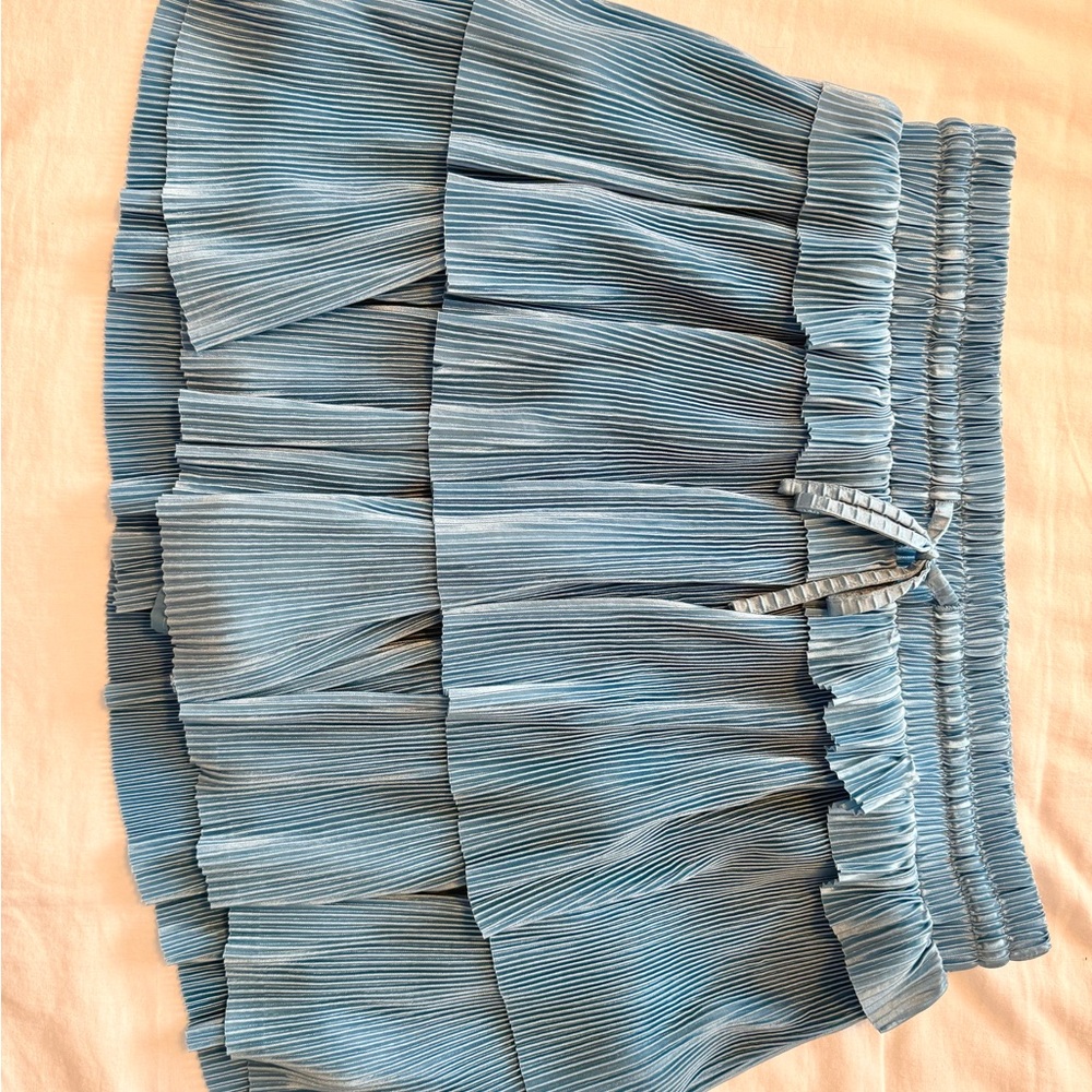 NWT Blue Pleated Day + Moon Skirt